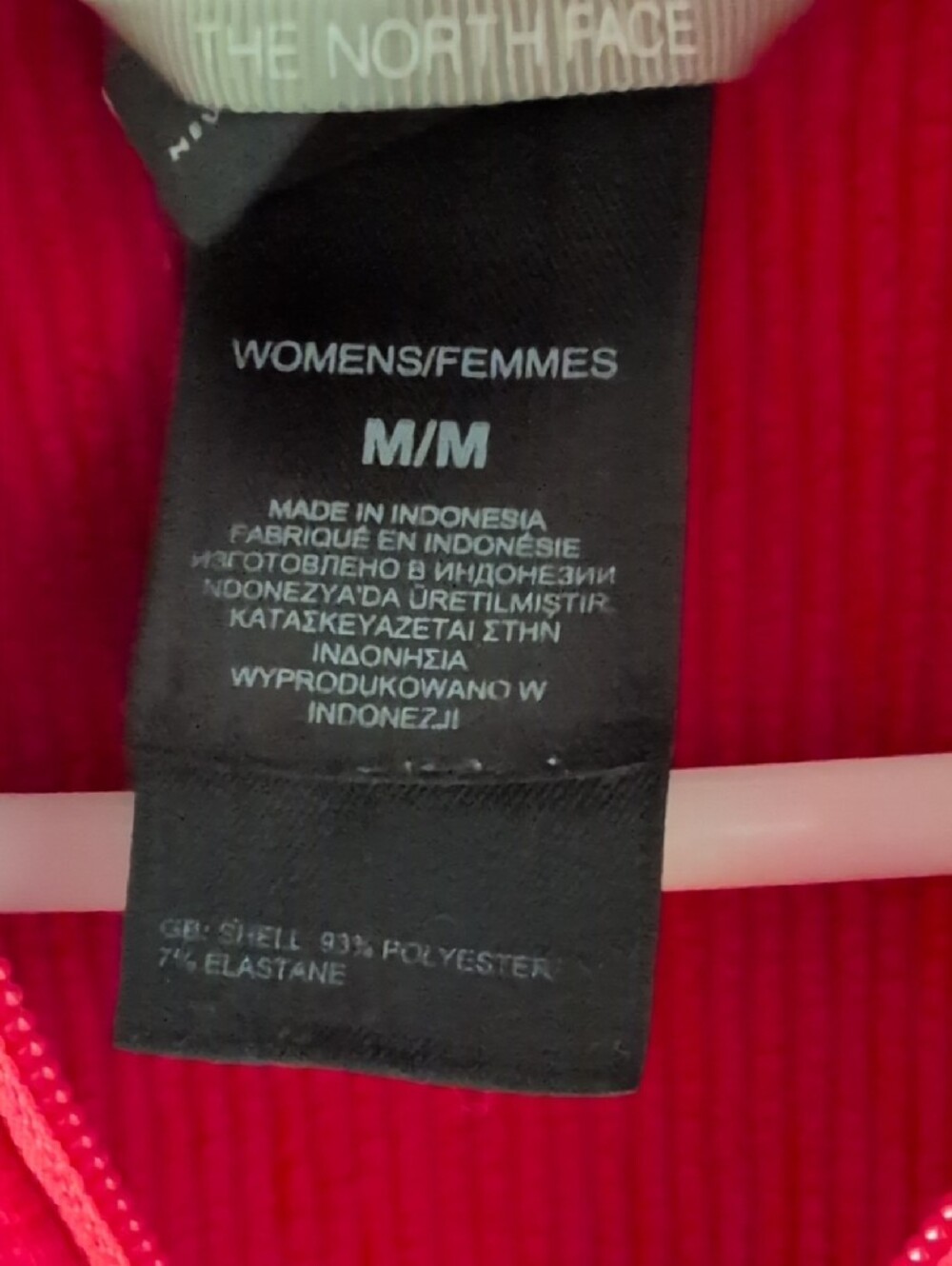 The North Face Raspberry Zip-Up Hooded Jacket - Picture 3 of 6